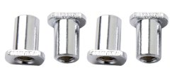 LP LP3935 Tension Rods Accessories Threaded Sleeves Brazilian Top Tuning M6, рукав с резьбой, диаметр 6 мм, цвет - Chrome, в компекте - 4 шт.