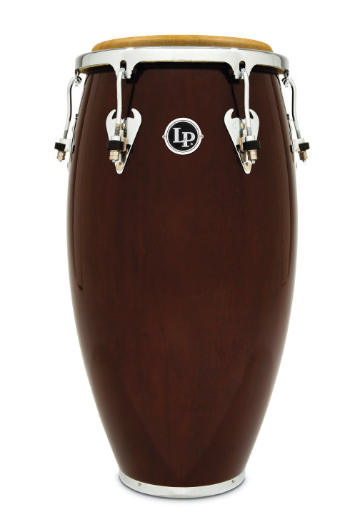 LP M754S-W Tumba 12 1/2", конга с корпусом из 3-х шаров сиамского дуба, обода Matador Soft Strike, высота 30", мембрана - натуральная кожа, цвет - Dark Brown