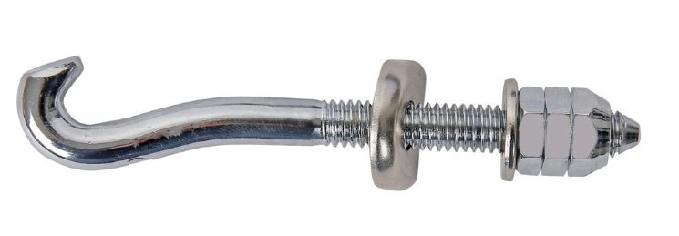 LP LP909 Tuning Lugs Conga Junior LP-JRX 5/16", лаги с диаметром 7,9 мм, длина 100 мм, цвет - Chrome