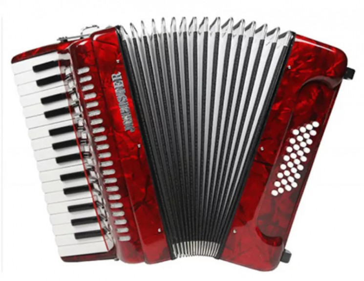 Pierre Cezar BM1306-RED аккордеон, 32/30, красный