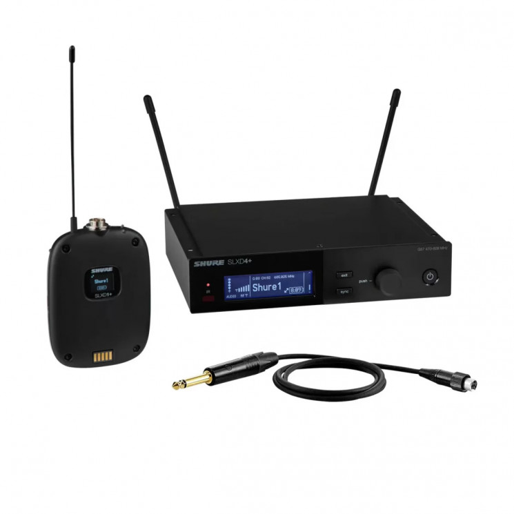 Радиосистема с бодипаком и прищепкой Shure SLXD14+E-G65 + WB98H/C-X 